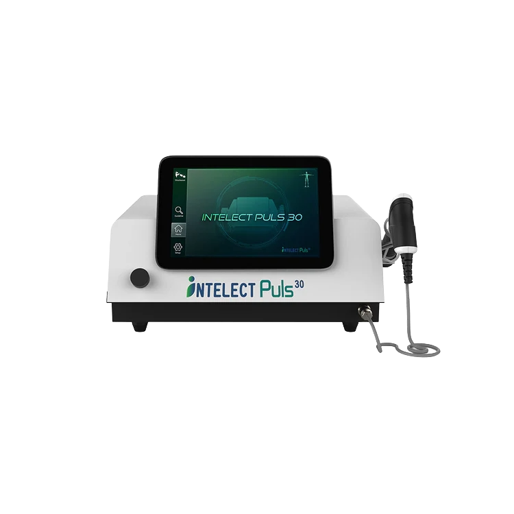 Radial shockwave therapy machine used in a physiotherapy clinic